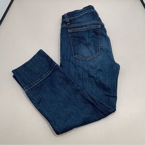 Joes Jeans Women Cuffed Cropped Dark Blue Denim Cotton Blend See Pics For Size